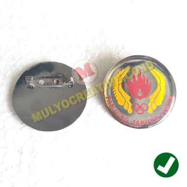 Bros PGRI Model Bulat Pin PGRI Atribut Guru Tanjung Jabung Timur Mulyocreative