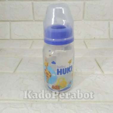 botol susu bayi huki 120ml - botol dot huki - botol susu formula Biru
