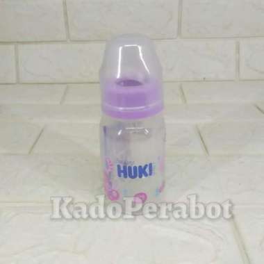 botol susu bayi huki 120ml - botol dot huki - botol susu formula Ungu