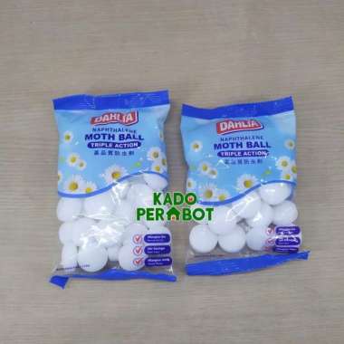 kamper dahlia moth ball - kamper pewangi ruangan dan pembasmi serangga 150gr