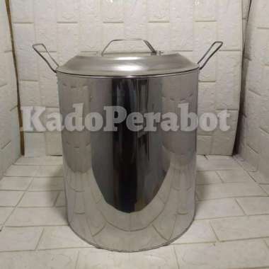 panci air tinggi - panci sop besar - panci tong air stainless 34 cm