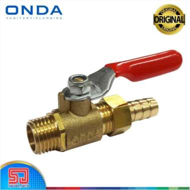 ONDA Ball Valve Compressor 1/4" inch Katup Keran Ball Valve Kompresor