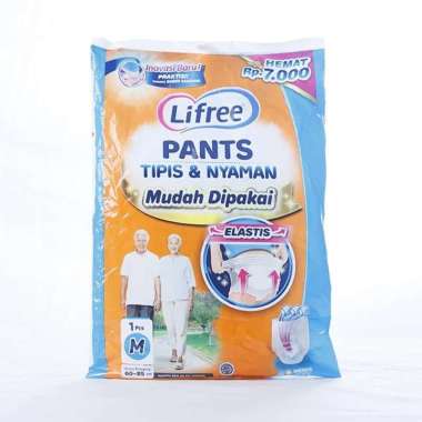 LIFREE SACHET PANTS POPOK CELANA DEWASA Ukuran M
