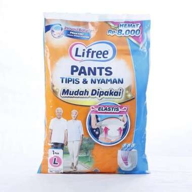 LIFREE SACHET PANTS POPOK CELANA DEWASA Ukuran L