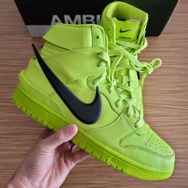 Nike Dunk High Ambush Flash Lime || black syracuse fuchsia yellow