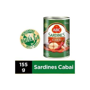 ABC SARDINES CHILI KLG 155g