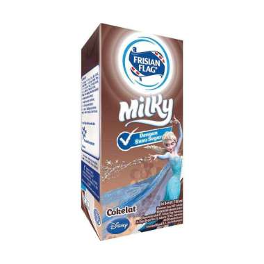 Promo Harga Frisian Flag Susu UHT Milky Strawberry 180 ml - Blibli