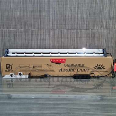 MAYIN ATOMIC 110CM T5 13000K 10W LAMPU LED GANTUNG TANNING ARWANA AQUARIUM AQUASCAPE