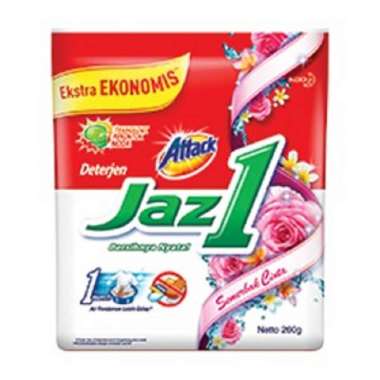 KAO ATTACK DETERGENT POWDER JAZ 1 SEMERBAK CINTA PCK 250/260g