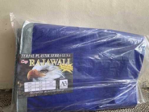 Terpal Plastik A3 Ukuran 6x10 (Terpal Truk, Tenda Warung, Alas Cor ) Biru Silver