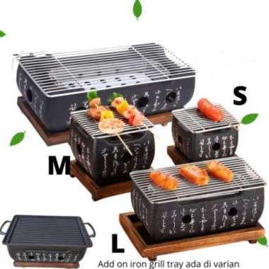 bbq grill japanese alat masak bbq grill portable tempat masak bbq M Ukuran
