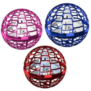 mainan bola terbang ufo bola lampu led drone flying nova spiner