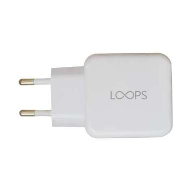 Kepala Charger Original Loops DualPort Charger 20W