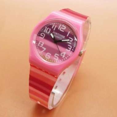 Fortuner Jam Tangan Wanita Strap Karet JA 842 (Kode 6) Original
