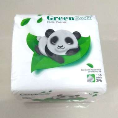 Tissue Green Soft Facial Pop Up 150 Sheet