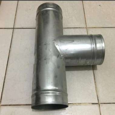 Sambungan T pipa ducting 8 inchi T Ducting T flexible cerobong 8"