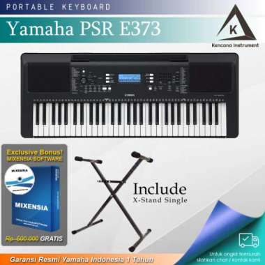 Keyboard Yamaha PSRE373 + XStand Single / PSR E373 / PSR E 373