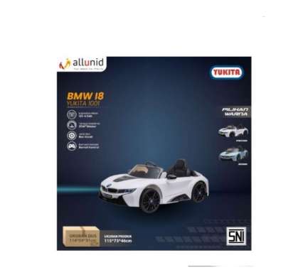 Mainan Anak Mobil Aki Yukita 1001 BMW i8 COUPE / UK 786 BIRU