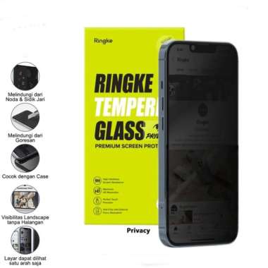 Ringke iPhone 13 Pro Max Privacy Tempered Glass Privacy Clear