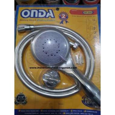 Gagang Shower Kamar Mandi Onda Panjang Selang 1.5 meter Sower Depok