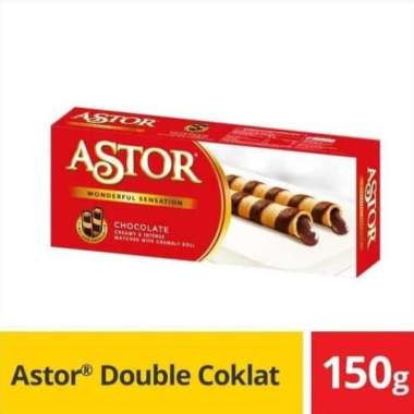 Promo Harga Astor Wafer Roll Chocolate 150 gr - Blibli