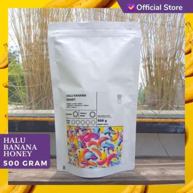Kopi Arabika Halu Banana Honey 500 Gram Biji Dan Bubuk BIJI