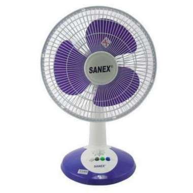Kipas Angin Meja Desk Fan 12 Inch Sanex Ungu