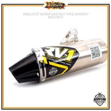 Knalpot Kenalpot Muffler Original Norifumi RV1 N4 Shorty T3 KLX 150 BIGFOOTF DTRACKER New CRF 150 L 