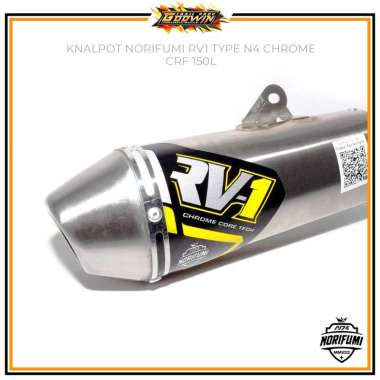 Knalpot Kenalpot Muffler Original Norifumi RV1 N4 Shorty T3 KLX 150 BIGFOOTF DTRACKER New CRF 150 L 