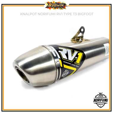 Knalpot Kenalpot Muffler Original Norifumi RV1 N4 Shorty T3 KLX 150 BIGFOOTF DTRACKER New CRF 150 L 