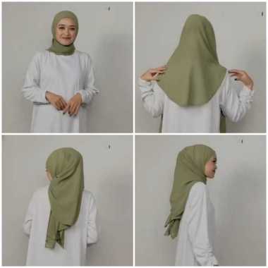 Hijab Pashmina Oval Malaysia Ceruty Baby Doll & Diamond / Pashmina Curve / Kerudung Pashmina Oval /F
