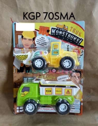 MAINAN ANAK LAKI LAKI KONTRUKSI KGP 70 SMA / MAINAN MOBIL TRUK