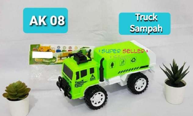 Mainan Anak Laki Laki Truck Sampah AK08 / Mainan Mobil Sampah Truk