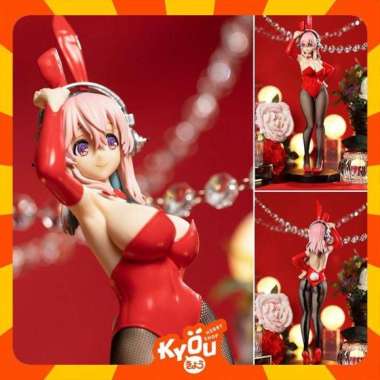 BiCute Bunnies Figure Super Sonico - Red Ver. (28cm)