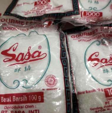 Sasa 100g isi 10 / Penyedap Rasa Sasa 100g isi 10 / Sasa Penyedap rasa / Sasa Gourmet / Micin Sasa