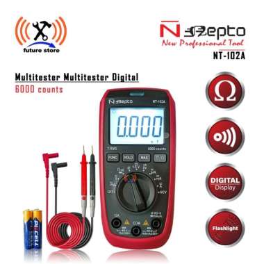 Nepto Nt-102A Multitester Multimeter Digital - Avometer Digital Ori