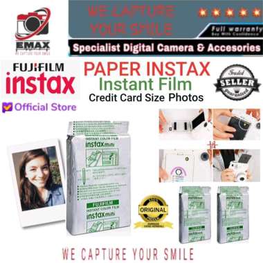 Jual 10 Lembar Kertas Foto Fuji Film untuk Polaroid Instax Mini