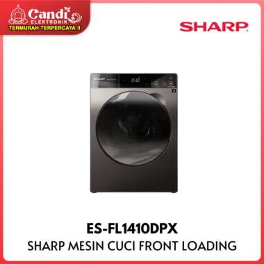 SHARP MESIN CUCI FRONT LOADING KAPASITAS 10,5 KG ES-FL1410DPX