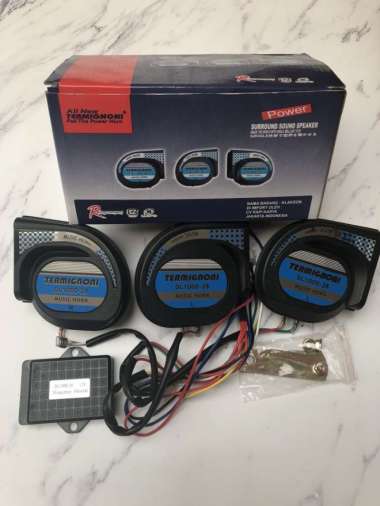 KLAKSON MOBIL 3 KEONG TELOLET 8 SUARA PLUS MODUL 100 % ORIGINAL Multicolor