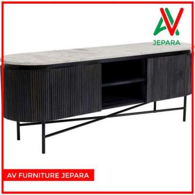 CABINET CREDENZA INDUSTRIAL TOP MARMER - CABINET TV MINIMALIS