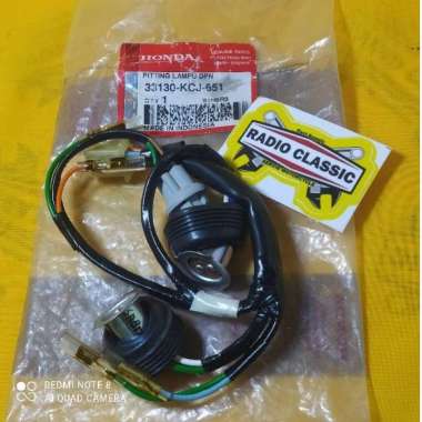 SOKET PITING LAMPU DEPAN HONDA TIGER REVO PECE ORI AHM 33130KCJ651