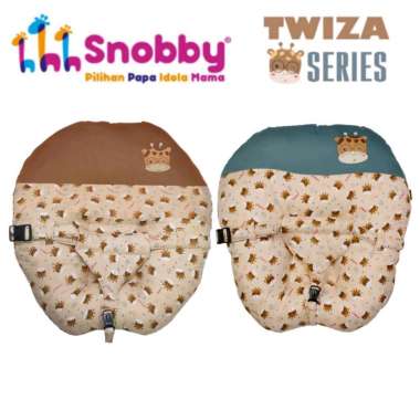 Snobby Bantal Sofa Bayi Bantal Dot Snobby Twiza Series Cokelat