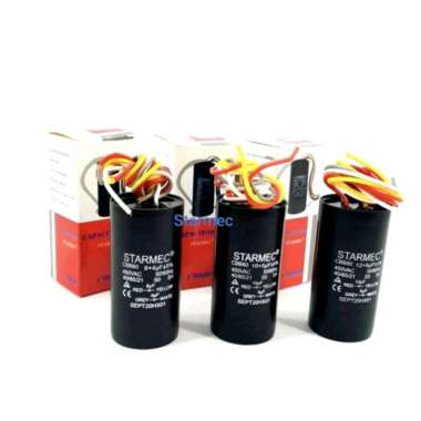 CAPASITOR 10 - 4 Uf 450 volt - Kapasitor mesin cuci 10+4 mikro