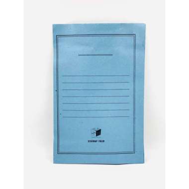 Stopmap / Map Kertas Warna Folio / Harga per biji Biru