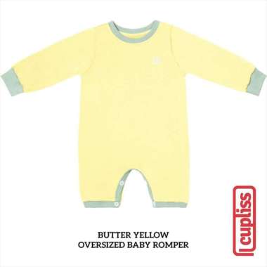 Butter Yellow Palmerhaus Oversized Baby Romper Jumper Bayi null 6-12 bulan Butter Yellow