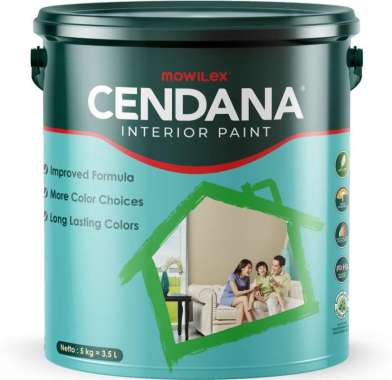 CAT CENDANA MOWILEX PUTIH 5KG VM101