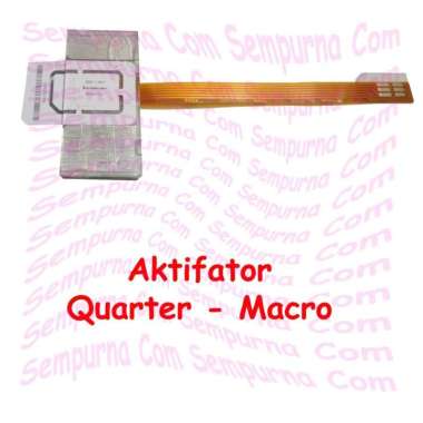 Aktifator sim card / Aktivator sim card / Activator simcard Quarter-Macro