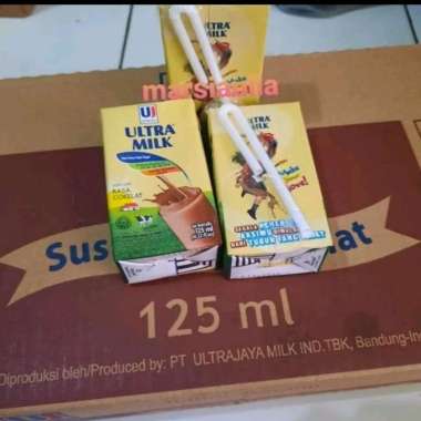 susu ultra uht 125 ml SUSU UHT ULTRA MILK COKLAT 125ML sedus isi 40 pcs per karton
