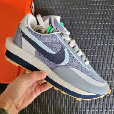 Nike LD Waffle Sacai Clot Kiss Of Death 2 Cool Grey