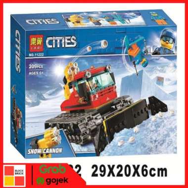 MAINAN LEGOO CITIES SNOW GROOMER MERK LARI 11222